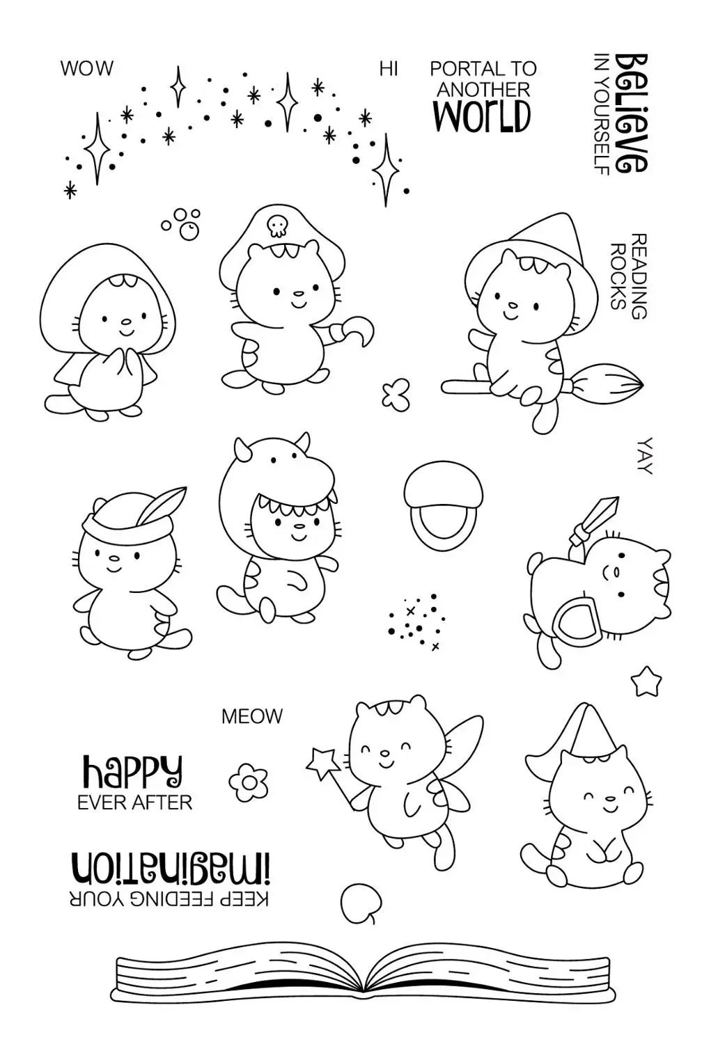 

Прозрачные штампы с животными и металлические пресс-формы