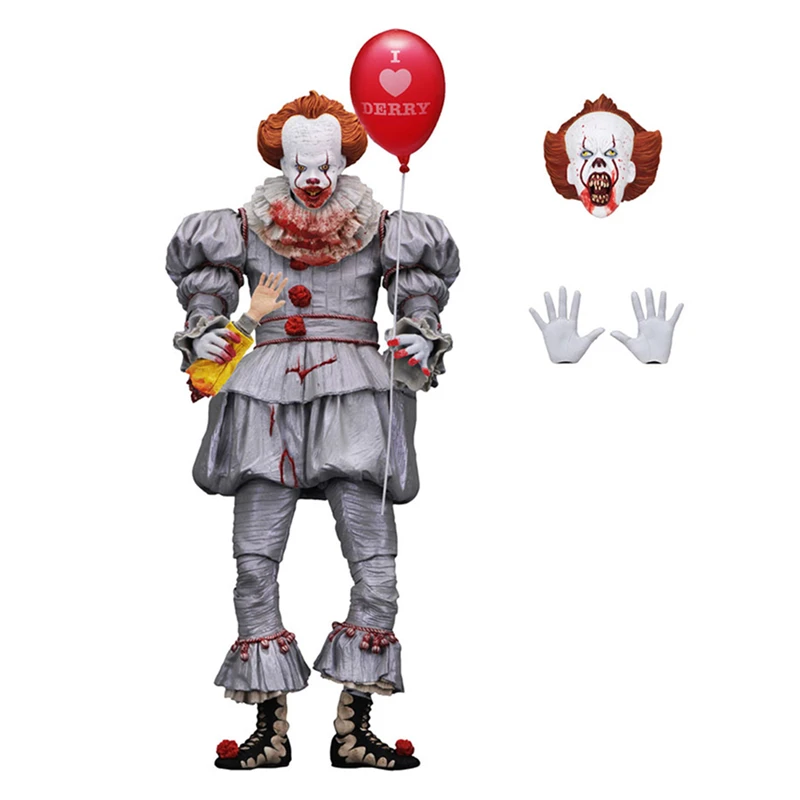 NECA Stephen King's It Pennywise ПВХ фигурка украшения для приборной панели автомобиля аксессуары авто игрушка для автомобиля-Стайлинг - Название цвета: A