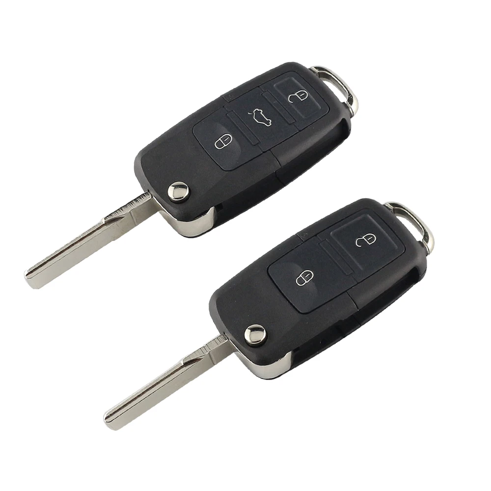 YIQIXIN Volkswagen Vw Jetta Golf 4 5 6 Passat Beetle Skoda Seat Polo B5 Mk6 Tiguan CC Корпус Дистанционного Ключа 2/3