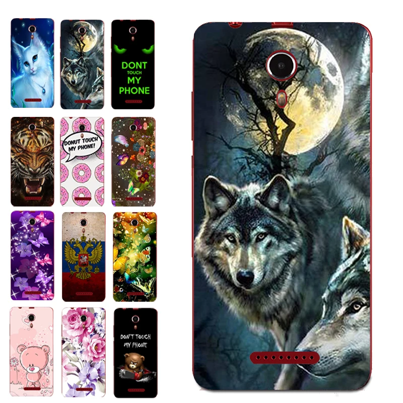 Чехол для BQ 5522 с изображением волка и животных|case cover|print casecover for |