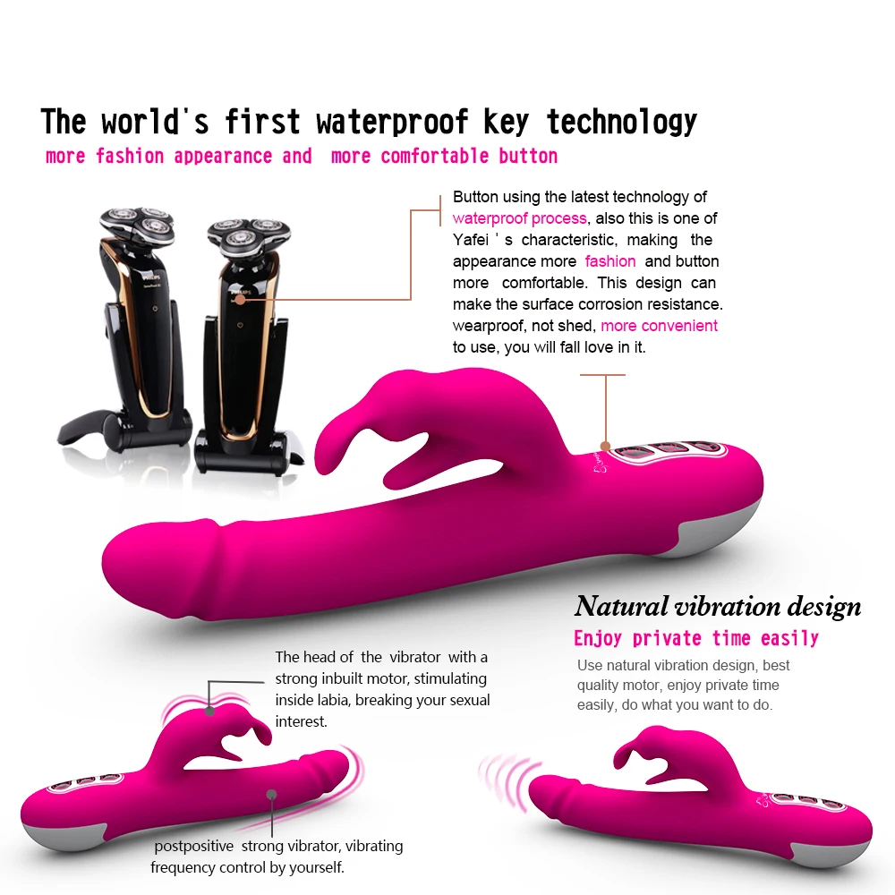 Двойной Кролик вибратор G Spot вагинальный клиторальный стимулятор фаллоимитатор