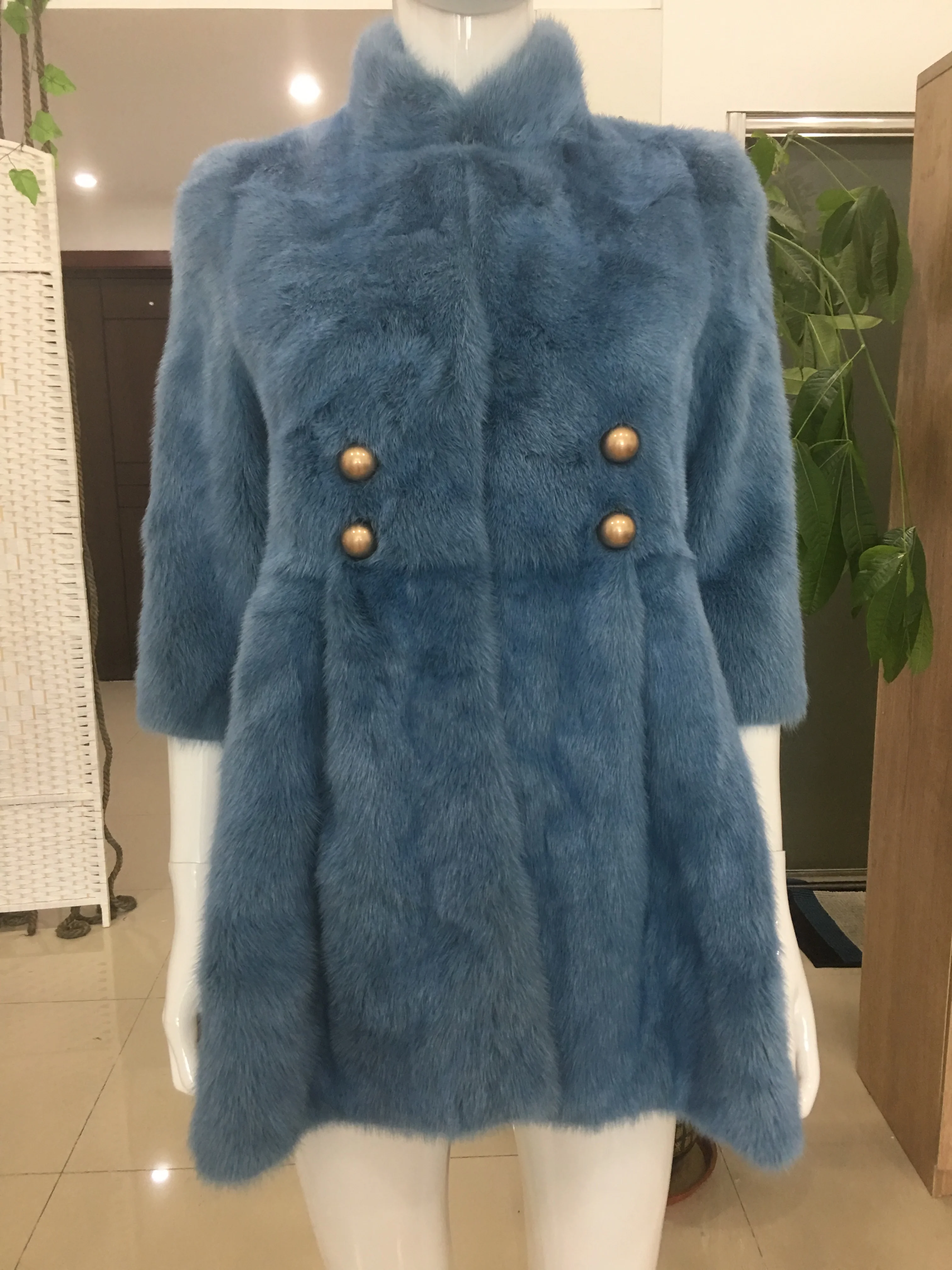 Новинка 2019 года красивое детское пальто из натурального меха норки|Шубы и