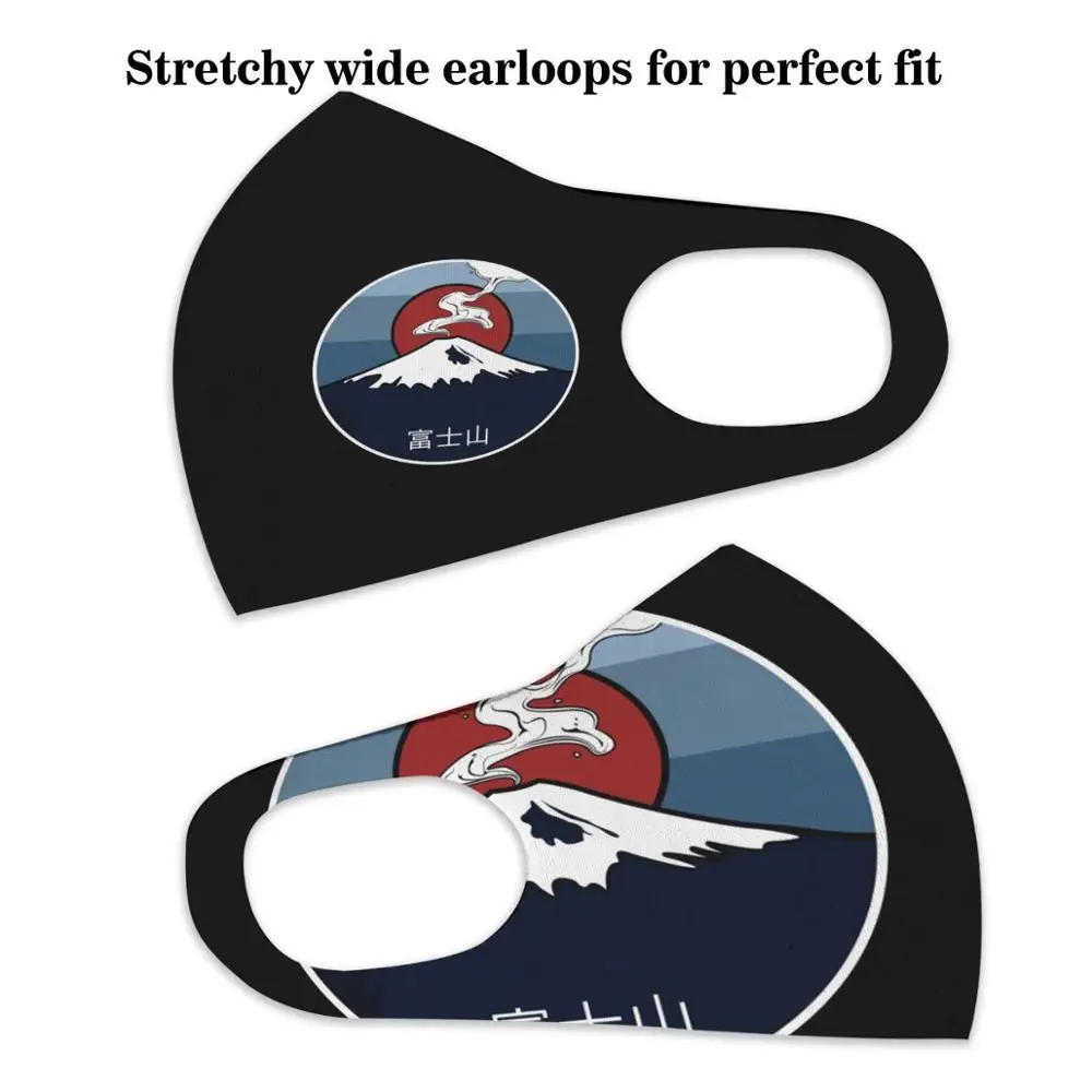 Fuji японский вулкан хлопок Защита lavable Моющиеся Многоразовые дети мужчины женщины