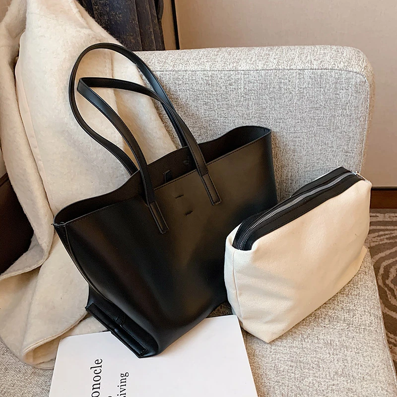 

Casual Tote Bags for Women 2021 Deisgner Luxury Top Handle Bag Vintage Large Capacity Shopping Shoulder Bags Retro Handbag Purse