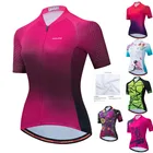 Женская велосипедная майка Weimostar, футболка для горного велосипеда, профессиональная командная велосипедная рубашка 2021, Женская велосипедная одежда с коротким рукавом, летняя велосипедная одежда