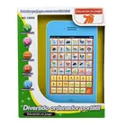 Многофункциональный Обучающий планшет с испанской раскладкой, буквы, цифры, фигуры, Игрушки для раннего развития детей, детский ноутбук