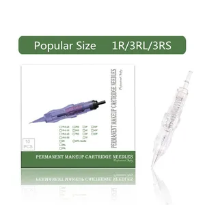 Горячие микро иглы Перманентный макияж картриджи татуировки иголки для бровей губ волос инсульт макияж ручка татуировки машины инструменты