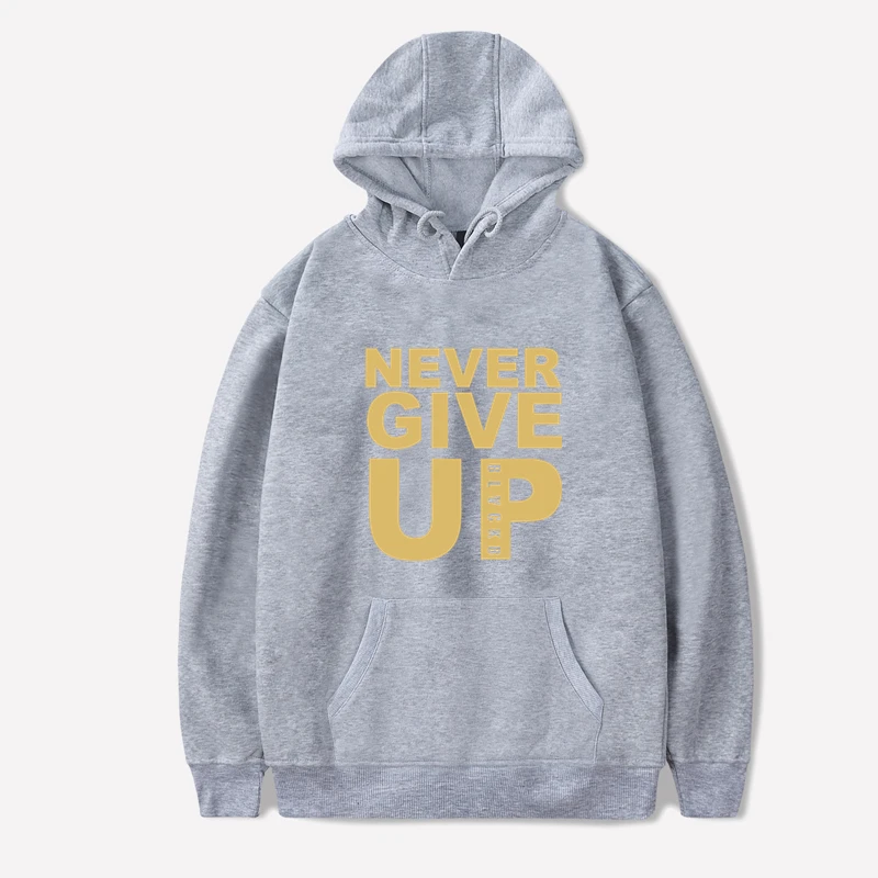 NEVER GIVE UP Liverpool мужские толстовки уличная одежда с золотым принтом Мужские/wo