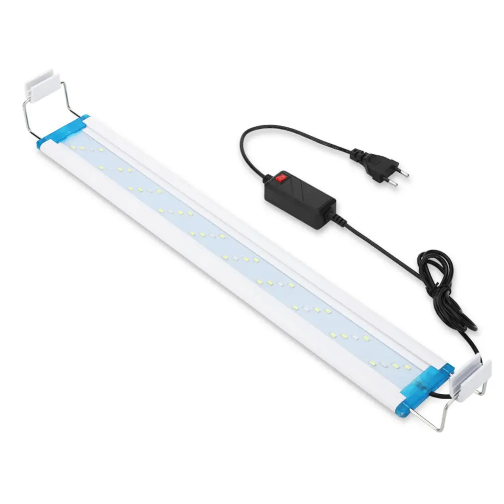 

SZD-B20BW Super Slim LEDs Aquarium Lighting Aquatic Plant Light Extensible Waterproof Clip On Lamp For Fish Tank 90-260V