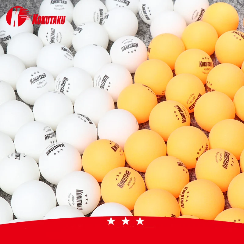 

50/100pcs 3-Star Ping pong Ball Professional 40+ ABS 2.8g Table Tennis Balls White Orange Amateur Advanced Training Competition