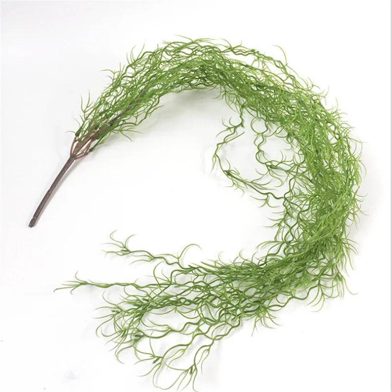 

90cm Artificial Green Plants Air Grass Long Vine Wedding Outdoor Room Garden Ceiling Hanging Wall Decoration Photography Props