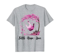 faith hope love peace hand sign breast cancer t shirt