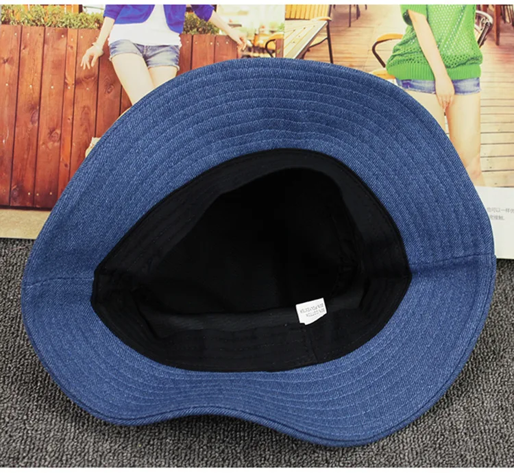 

Korean version of the new cowboy fisherman hat female THINK letters summer sunshade casual couple basin hat