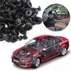 50 шт. багажник автомобиля пряжка крыло расширения зажим 6 мм Универсальный винт заклепки застежка-молния C05