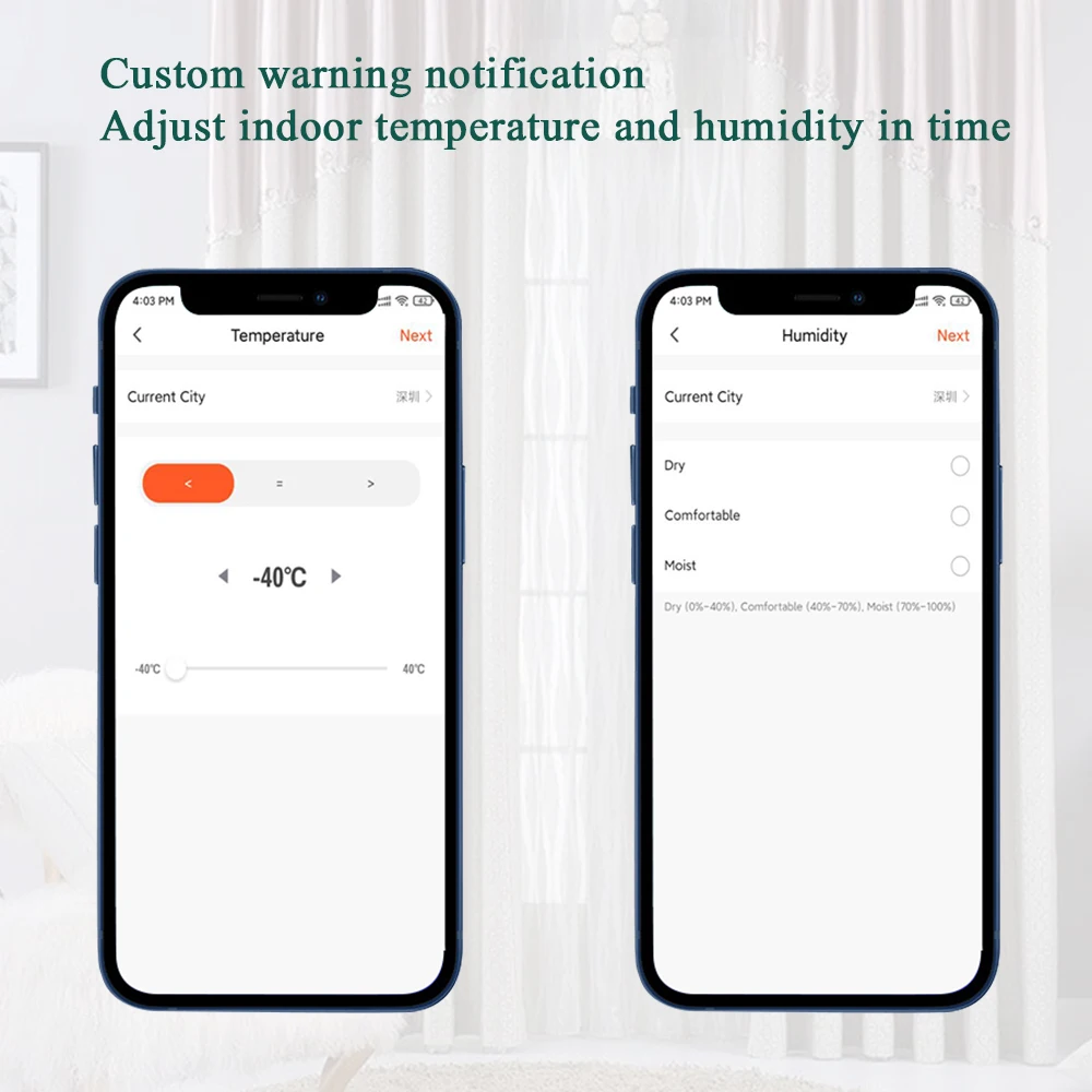 Awaywar Tuya WIFI датчик температуры и влажности крытый гигрометр термометр детектор