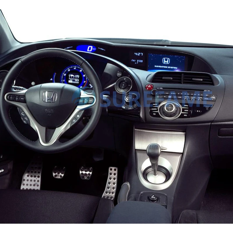 Двойная Din Автомобильная отделка объемная панель для Honda Для Civic FN LHD с проводным