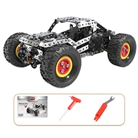 694pcs 3d metal puzzle off road vehicle building model kit assembly jigsaw toy assembly model building kits for kids gift
