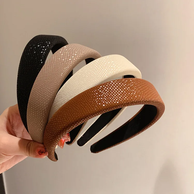 

Hot 1PC Sequin Wide Brim Headband Hair Band Headwear Lady Hair Hoop Hair Accessories Headwear Headdress Elegant