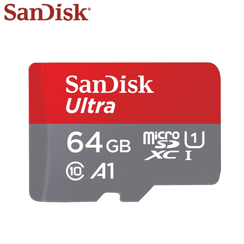 Двойной Флеш-накопитель SANDISK ULTRA Micro SD карта 32 ГБ 64 128 UHS-I карты памяти Class 10 SDHC/SDXC для