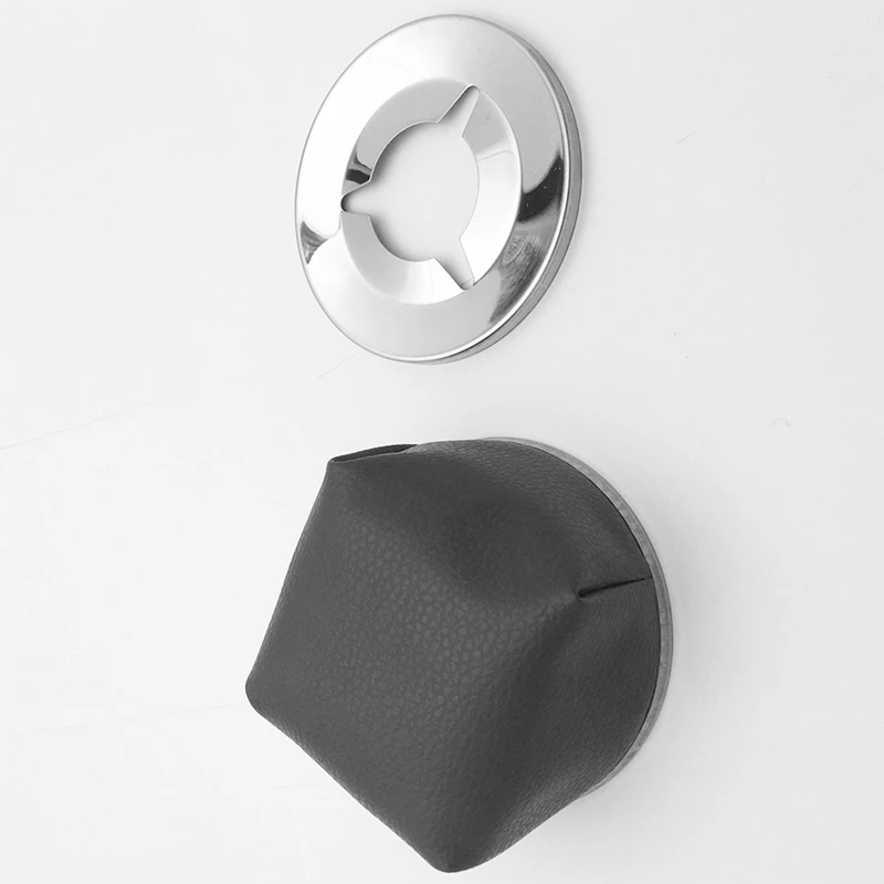 

Stainless Windproof Faux Leather Bean Bag Sandbag Ashtray Non Stitched, Blue