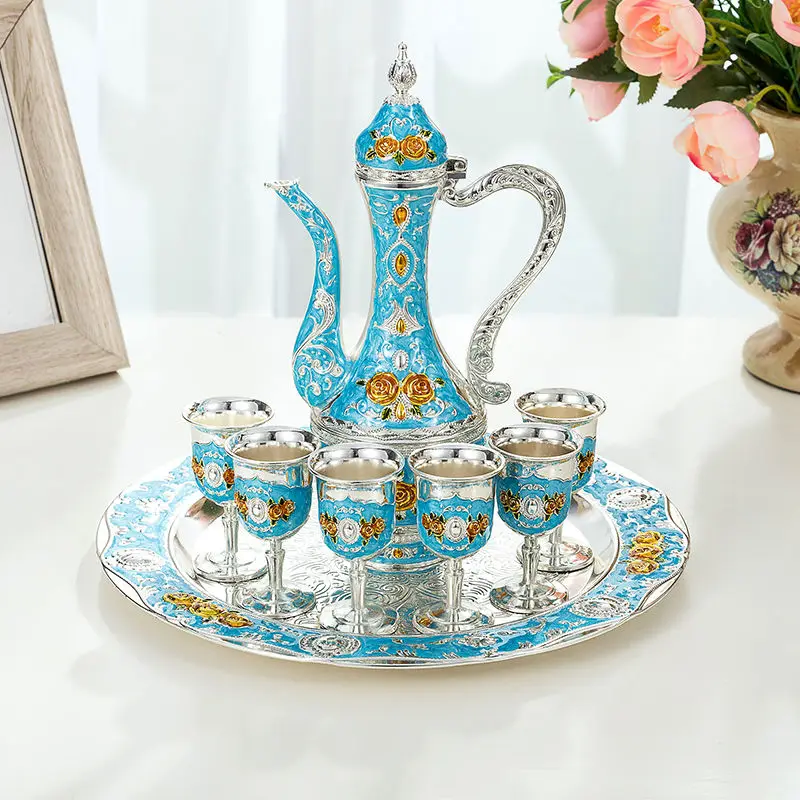 Винный набор бокал для белого вина креативный бытовой маленький металлическая