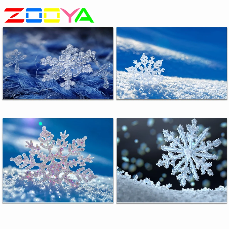 5D полная Красивая Алмазная вышивка Снежная картина 3D Diy Новое поступление