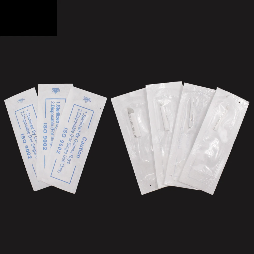 20 штук одноразовые Перманентный микроблейдинг ручка для вышивки с 7 контактным/9