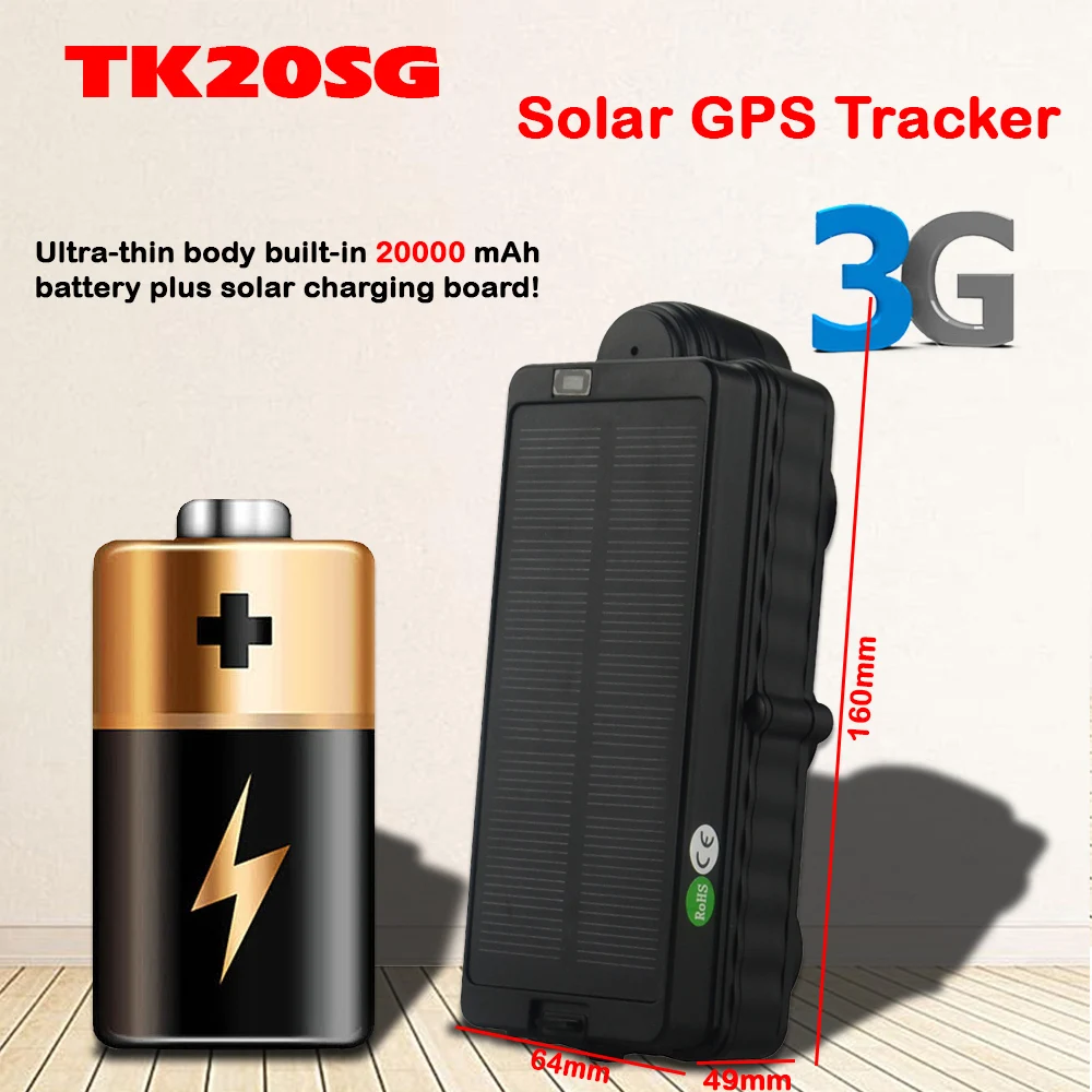 Супер магнитный 3g WCDMA wifi gps трекер TK20SG 20000mAh Battety + GSM указатель местоположения с