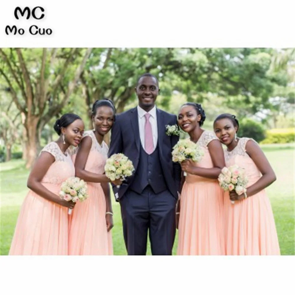 2019 прозрачное кружевное длинное платье для свадебной вечеринки шифоновое