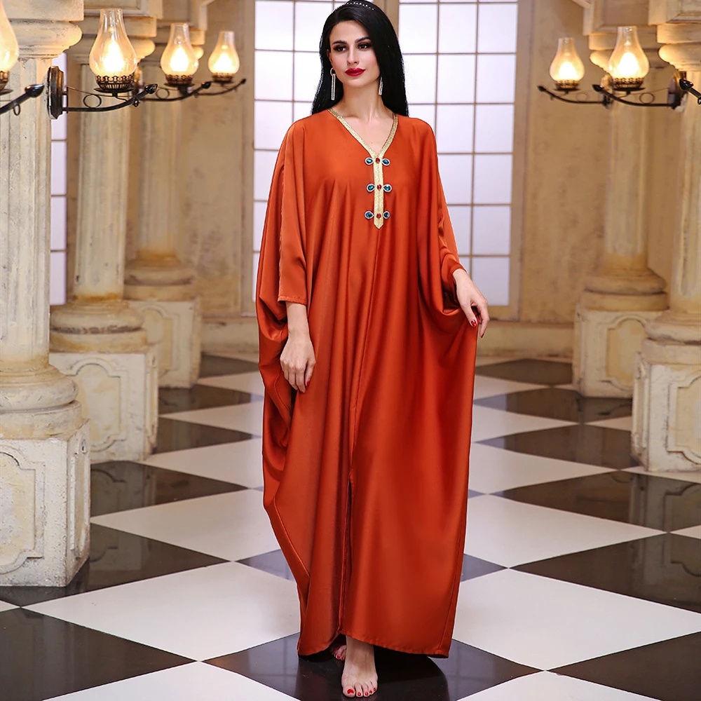 Уникально 2021 Весенняя женская инди-Эстетическая одежда, модное высококачественное вечернее праздничное Макси-платье из Дубая, мусульманск...