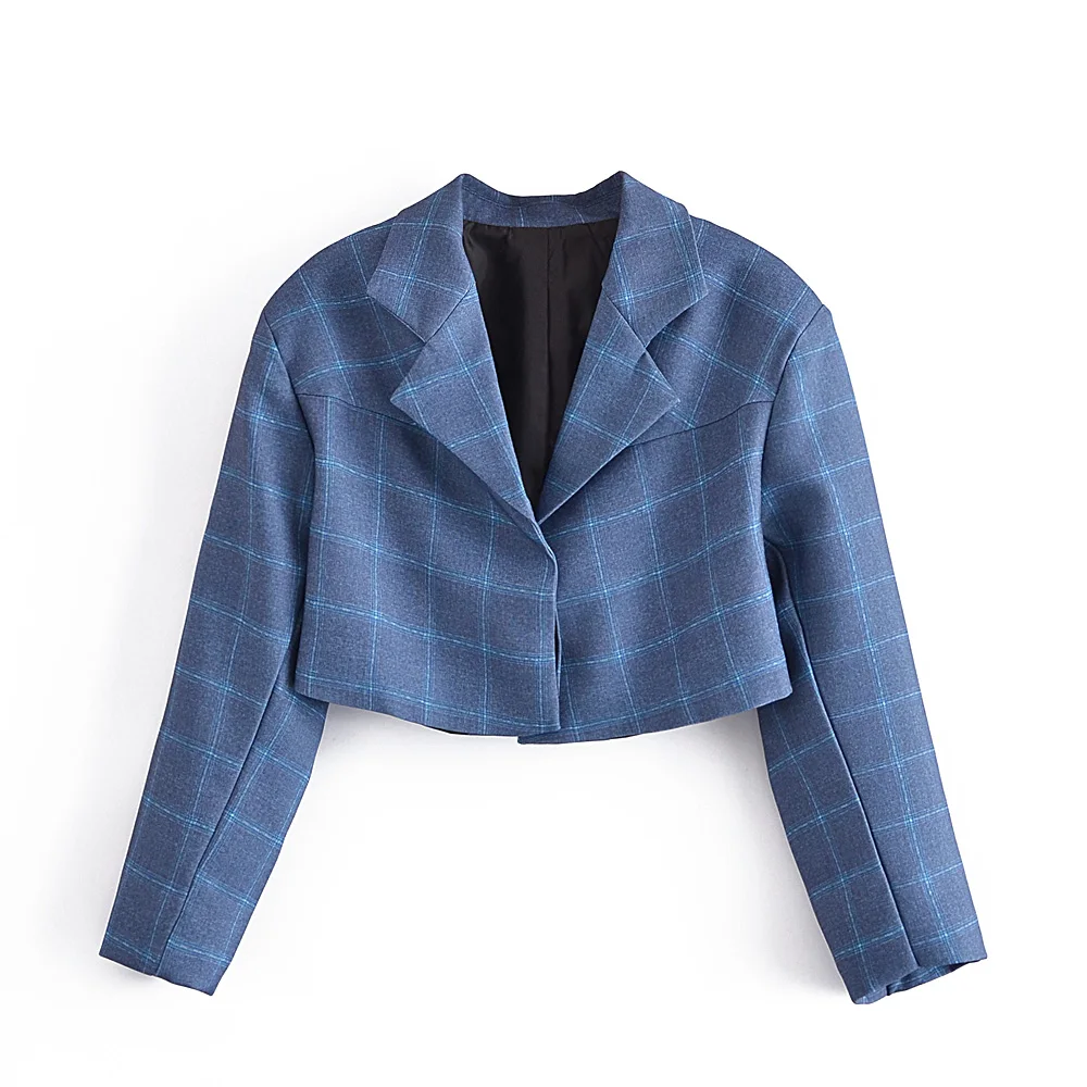 

JC·KILIG 2021 New Blue Check Blazer W66299J