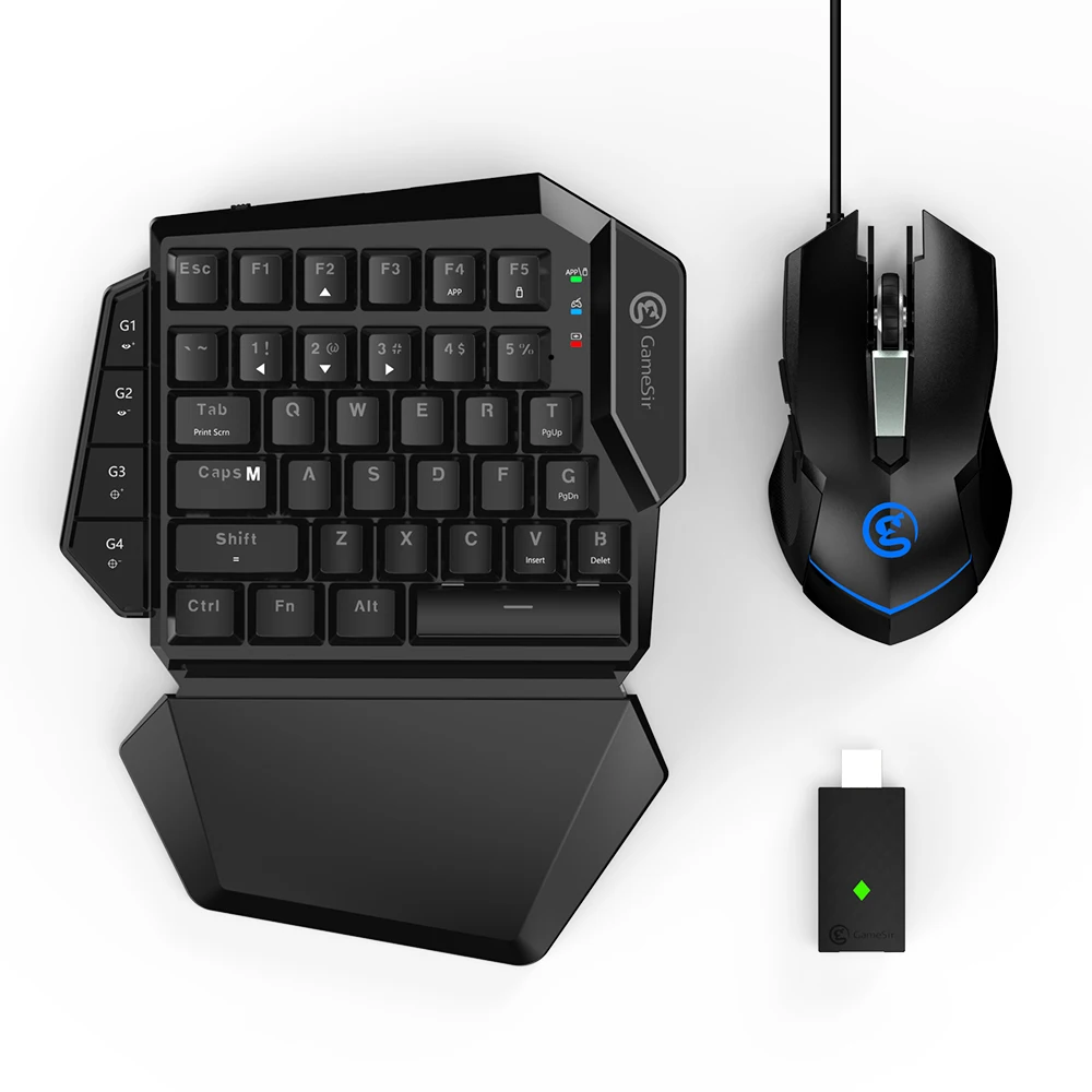 GameSir VX AimSwitch с клавиатурой и переходник для мыши, беспроводной конвертер(для PS4/PS3/Xbox One/nintendo Switch/PC) Консольные игры