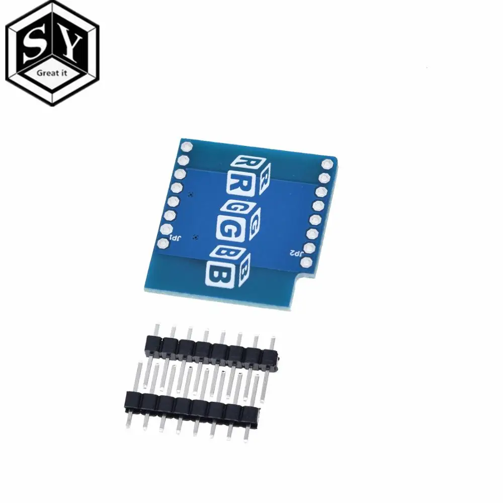 1 шт. Esp8266 для WeMos D1 модуль WS2812B щит RGB Mini ESP8266 Плата Wiht контакты Esp8266|micro usb 18650|usb