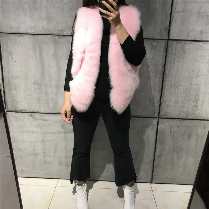 

real vest natural women fur gelit