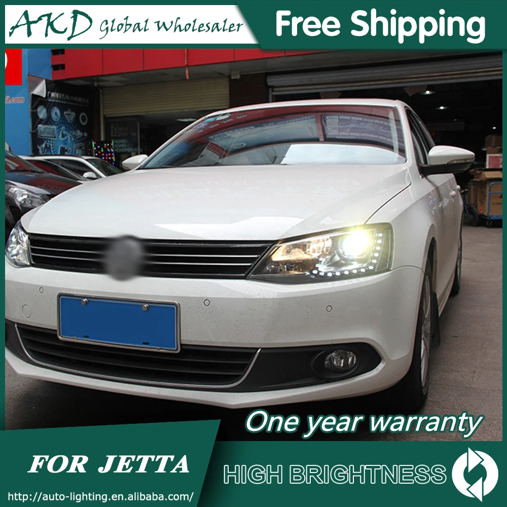 Фары для автомобиля VW 2011- Jetta GLI MK6 DRL дневные ходовые огни Светодиодный Биксеноновая лампа Противотуманные фары, аксессуары для автомобиля
