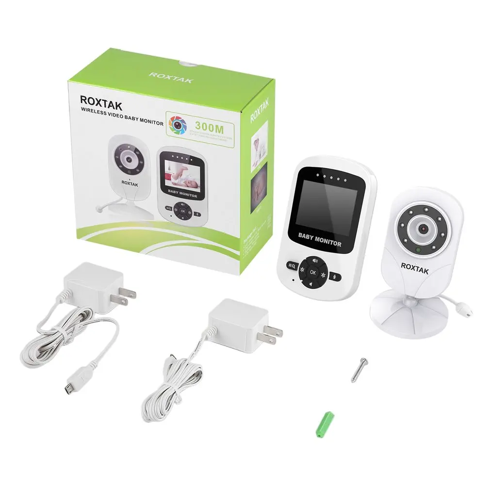 Видеоняня с инфракрасным ночным видением двухсторонняя Колыбельная для