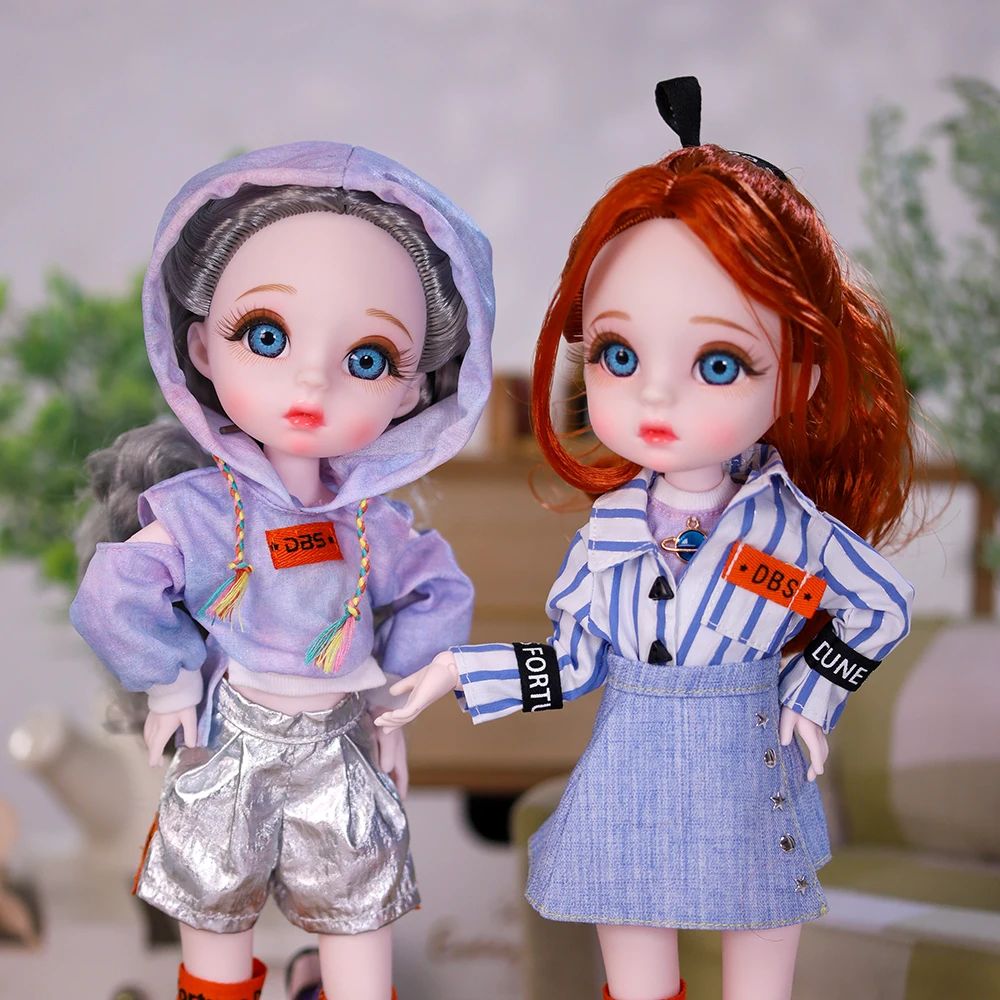 Шарнирные куклы Dream Fairy 1/6, шарнирные куклы 28 см с одеждой и обувью, серия Lucky Angel, шарнирные куклы, полный комплект, подарок для девочек