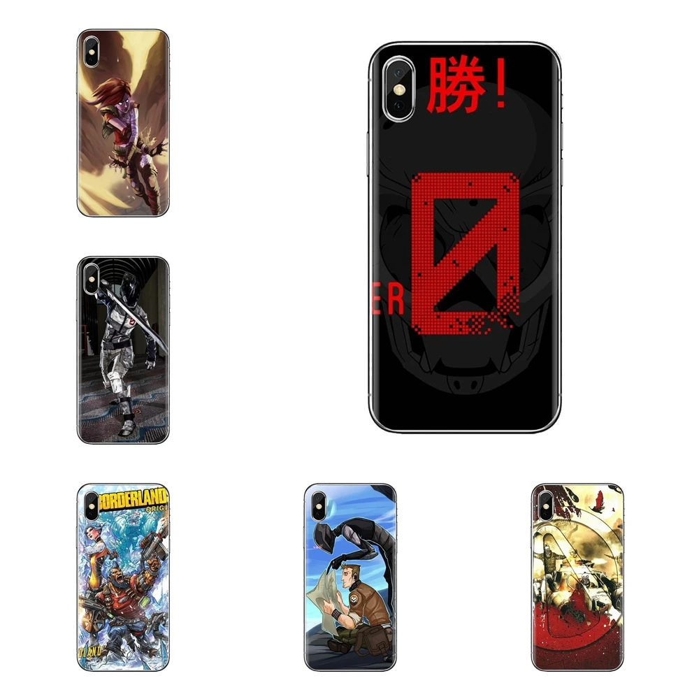 Transparent Soft Shell Covers For Xiaomi Redmi 4 3 3S Pro Mi3 Mi4 Mi4i Mi4C Mi5 Mi5S Mi Max Note 2 borderlands |