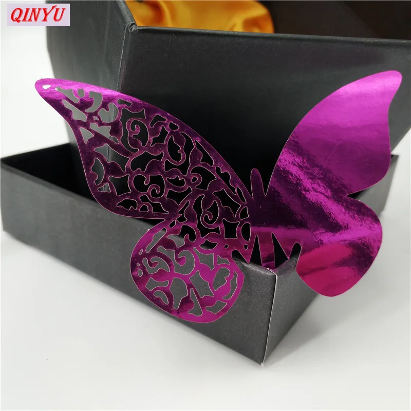 50/100 шт карточки для бокалов именная табличка сиреневого карточка чашка Бумага