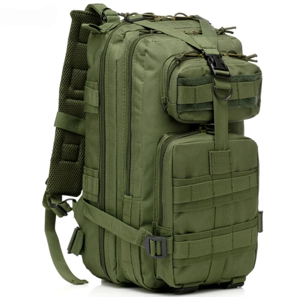 ArmyGreen Спорт на открытом воздухе камуфляж рюкзак военный вентиляторы Пеший Туризм тактическое боевое нападение Двойной плечевой 3P Тактический Водонепроницаемый рюкзак - Цвет: ArmyGreen