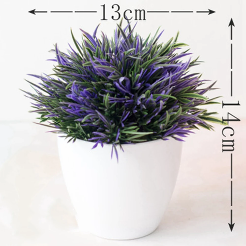 Искусственный растительный набор в горшках 32 головки имитация растений шар для