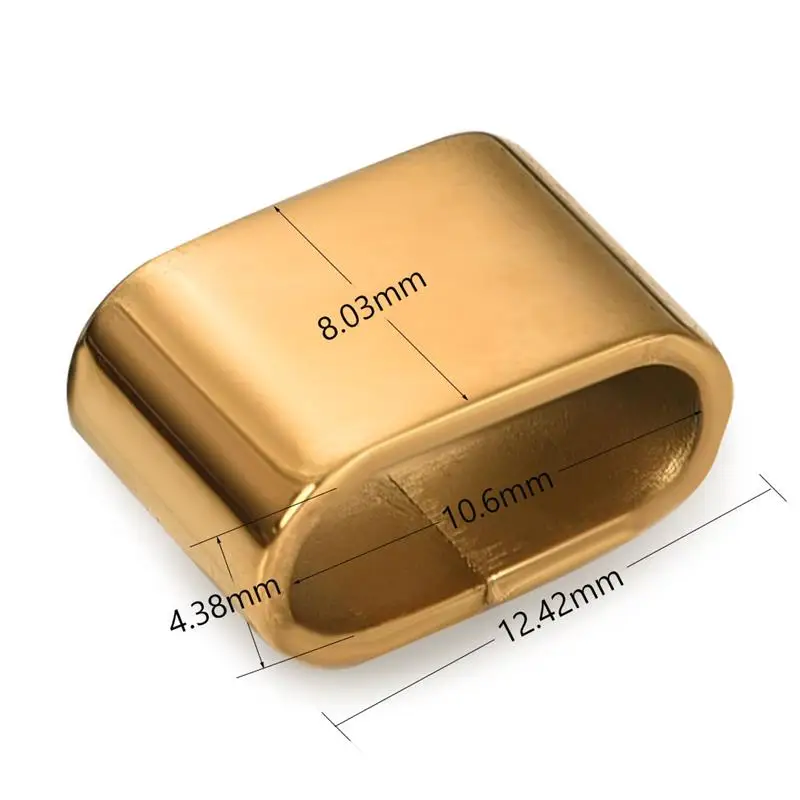 10*4 мм разделительные бусины из нержавеющей стали для изготовления ювелирных