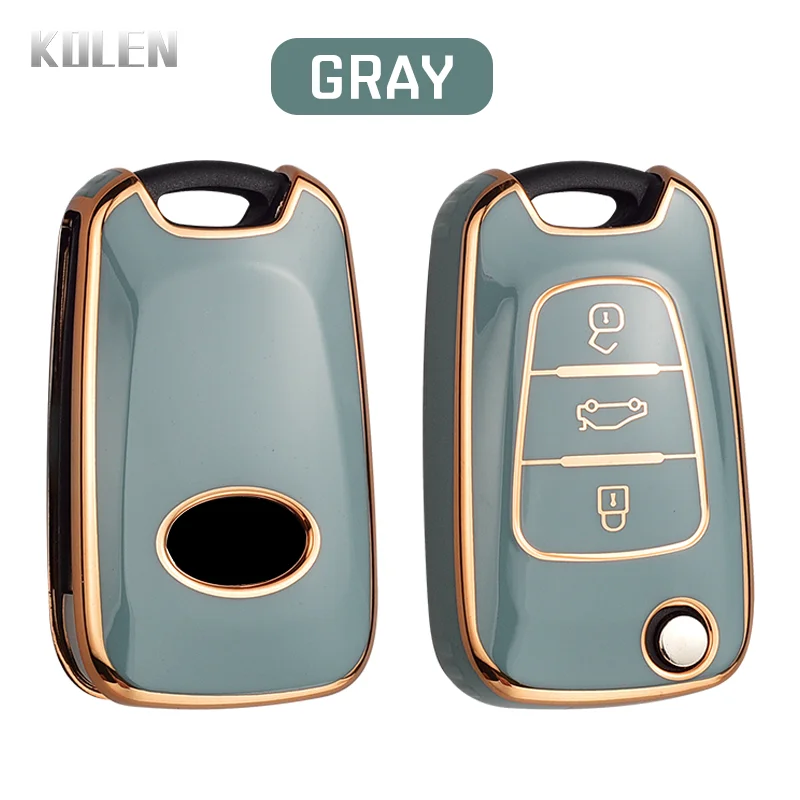 

Чехол для автомобильного ключа из ТПУ для KIA Rio 3 Soul Optima Ceed K2 K5 Cerato Sportage для Hyundai Elantra Accent i20 i30 ix35