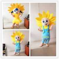 sunflower mascot costume cosplay furry suits party game fursuit cartoon dress outfits carnival halloween xmas easter advertising