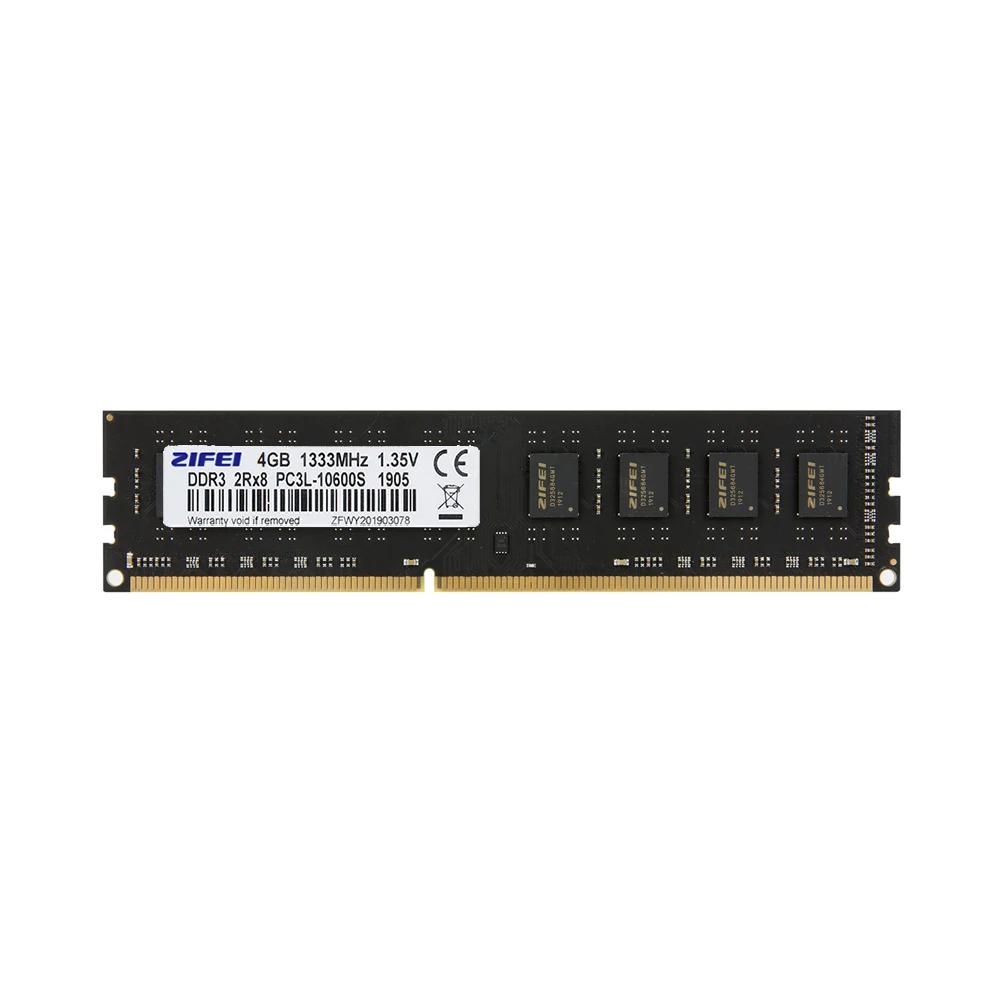 DDR3 RAM 4GB 1600MHZ/1333MHZ DDR3L 1 35 v 240Pin 2R * 8 Intel/AMD UDIMM NON-ECC ZIFEI настольная память поддержка