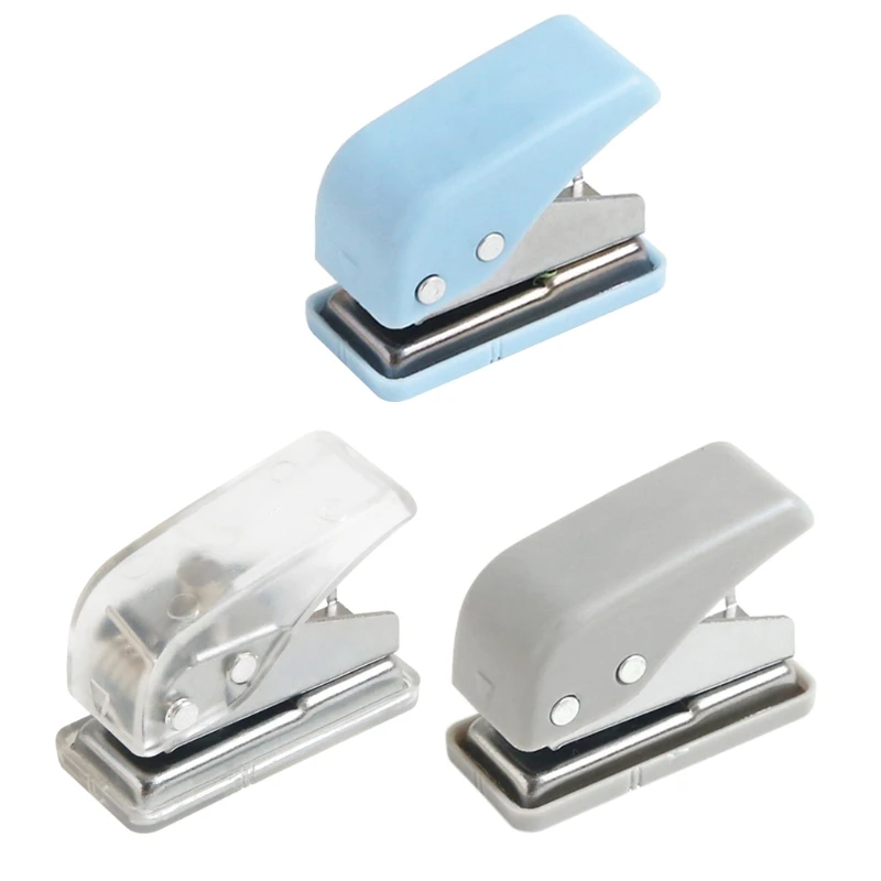 

Portable Effortless Crafts Hole Punches Scrapbooking Arts Crafts DIY Assistant Ring Hole Punching School Office Supplies