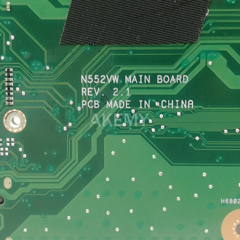 N552VW материнская плата для ноутбука For Asus VivoBook Pro N552VX оригинальная HM170 I7 6700HQ GTX960M