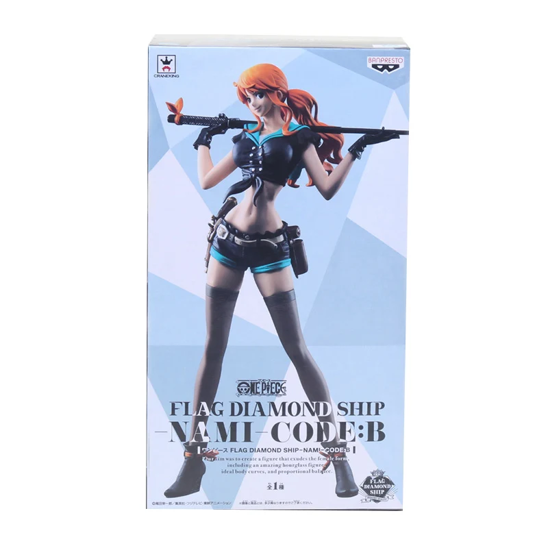 Одна деталь рисунок Boa Хэнкок Нико Rejiu Калифа фигурка Nami PVC Моделя с хорошим спросом игрушки Одна деталь плюшевая кукла аниме подарки - Цвет: 6759 24cm Nami box