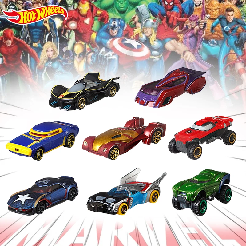 Оригинальная игрушечная машинка Hot Wheels 1/64 Аниме Фигурка модель автомобиля Hotwheels