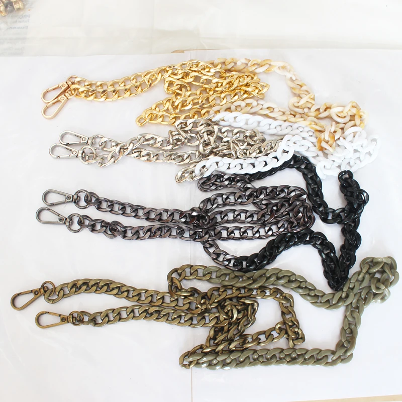 Женская сумка Кроссбоди из акриловой смолы ремень с цепочкой съемные